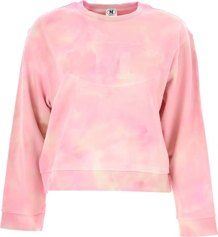 M Missoni • korte roze sweater met logo • maat XS