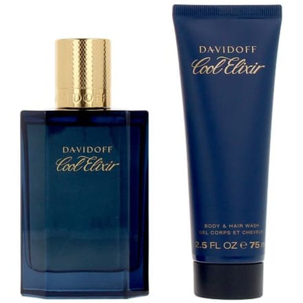 Parfumset voor Heren Davidoff COOL ELIXIR PARFUM INTENSE 2 Onderdelen