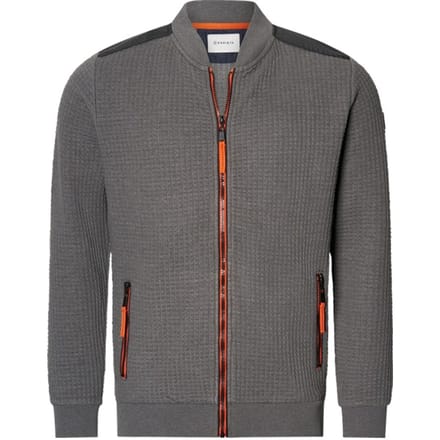 Babista herren Sweatvest - 68/70 - donkergrijs - Plus Size