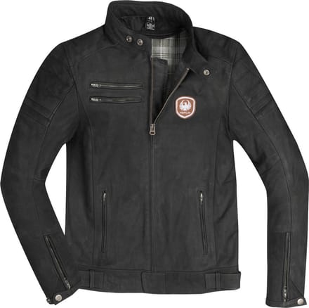 Merlin Alton Zwart Leren Motorjas - Jas