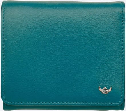 Golden Head Leren portemonnee Madrid RFID Protect RV-Börse 3335 Türkis turquoise