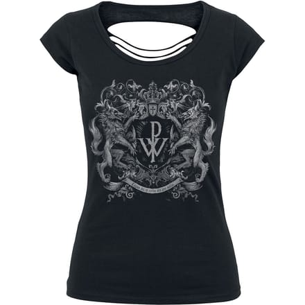 Powerwolf T-shirt - Crest - S tot XL - voor Vrouwen - zwart