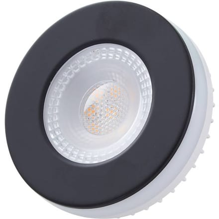 Lindby LED lamp, GX53, 4,8 W, zwart, 2700 K, 7,5 x 3 cm