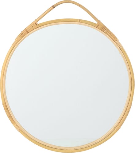 J-Line spiegel Jordan Rond - glas - naturel