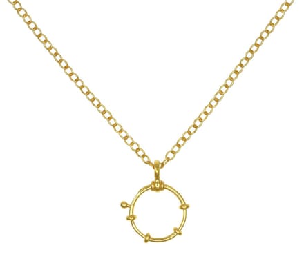 ARLIZI 1943 Ketting roer hanger - verguld - 45 cm