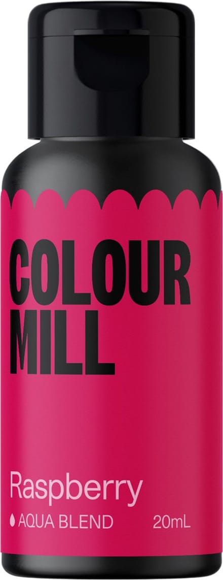 Colour Mill Aqua Blend Voedingskleurstof op Waterbasis - Raspberry - 20 ml