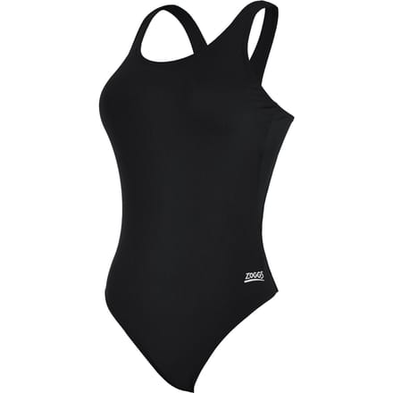 Zoggs Dames/Dames Cottesloe Powerback 2024 ééndelig badpak (Zwart)