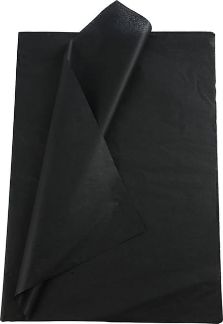 Creotime Tissuepapier 50 X 70 Cm Zwart 10 Stuks