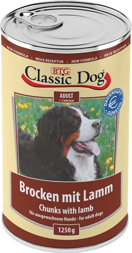 Classic Dog - Brokken 6x1250g - met lam