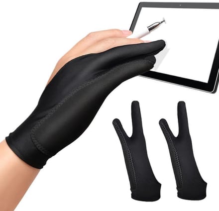 Professionele Tekenhandschoen voor iPad, Tablet en Papier - 2 stuks