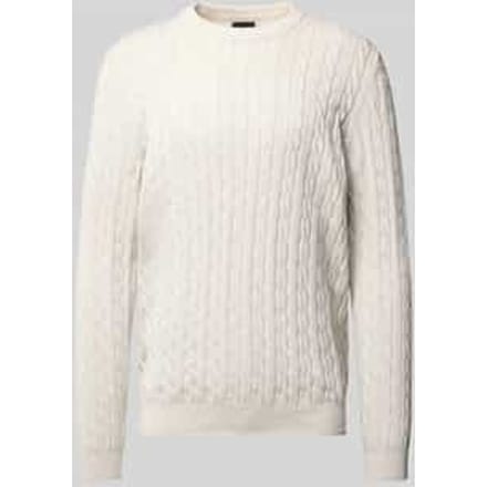 Gebreide pullover met ribboorden