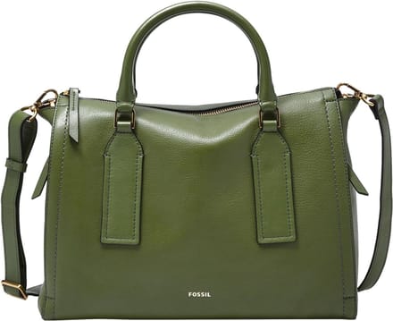 FOSSIL Schoudertas Handtas Parker Satchel Tarragon Olijfgroen