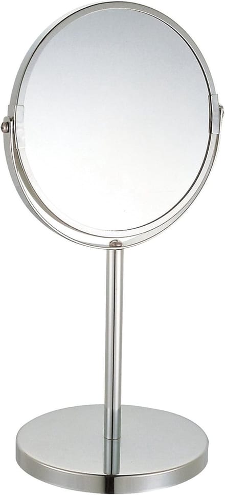 Staande Make-upspiegel met 3x Vergroting - 17 cm Diameter voor Preciese Verzorging