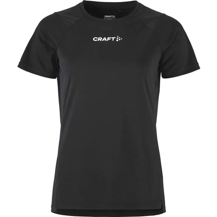 Craft Rush 2.0 Running T-Shirt Dames - Zwart | Maat: XXL
