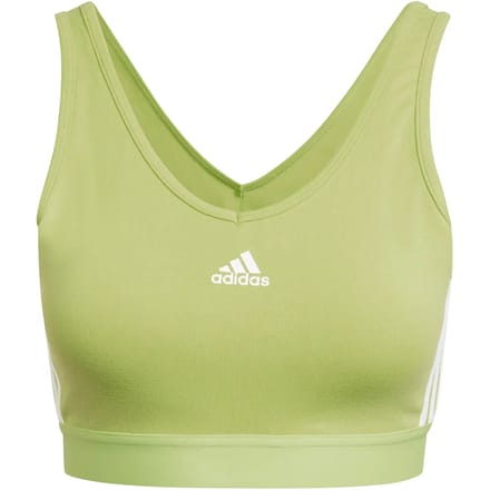 Dames croptop met uitneembare pads adidas Essentials 3-Stripes