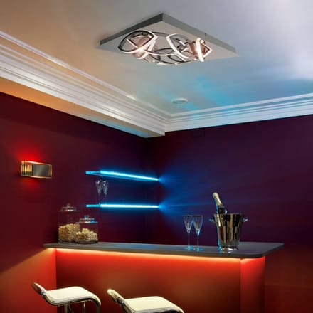Näve LED plafondlamp Manchester 9-lamps