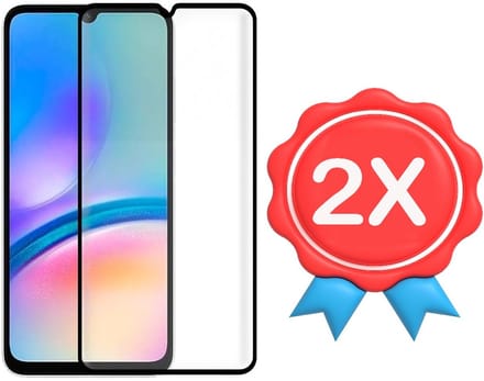 Screenprotector Geschikt voor: Samsung Galaxy A06 - Full 2x - screen protector - volledige glas - bescherming - beschermglas - ZT Accessoires