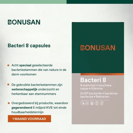 Bonusan Bacteri 8 Capsules 28