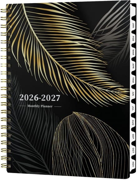 Maandplanner 2025-2026 Groot Formaat - 2 Jaar Overzicht Januari tot December