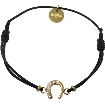 Equestrian Jewelry Armband Lola Zwart Goud