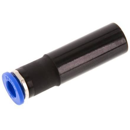 6mm x 12mm PA 66 Insteekfitting Plug NBR [2 Stuks]