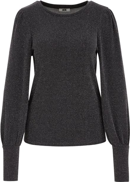 WE Fashion Dames T-shirt met glittergaren