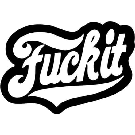 Motorfiets stickers Lethal Threat Mini Vilain Fuck It