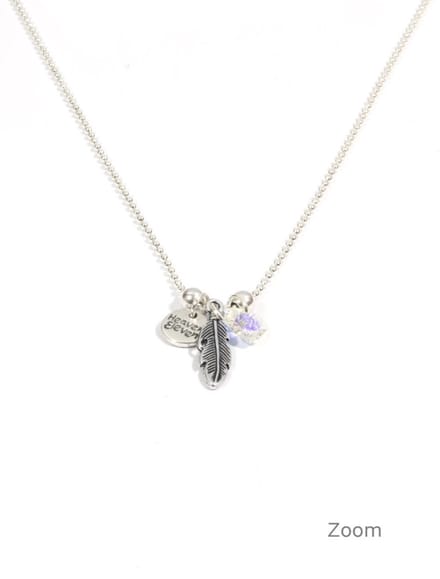 Heaven Eleven dames Ketting ballchain - swarovski elements hart