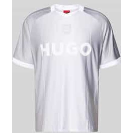regular fit T-shirt met labelprint model 'DWILD'