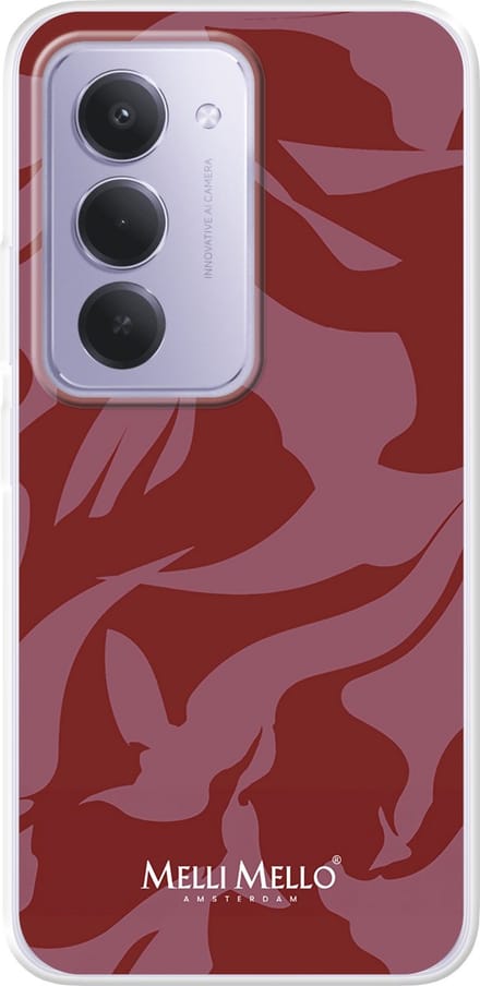 Melli Mello Telefoonhoesje Crimson Wave (Soft case) - Samsung Galaxy S22 Plus