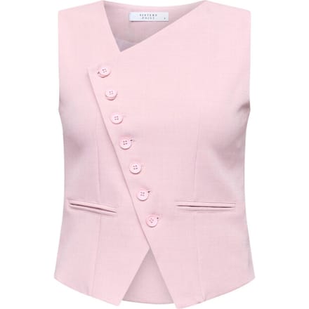 SISTERS POINT Gata-ve2 - Dames Gilet - Mauve - Maat M