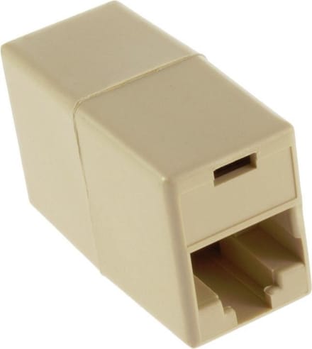 LOGILINK - RJ45 koppellaar om 2 UTP kabels met elkaar te verbinden