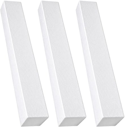 Piepschuim vormen - baksteen - 3x - 60 x 7,5 x 7,5 cm - styropor hobby / DIY vorm - basis knutselfiguren