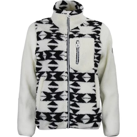 Dames fleece met rits en borstzak Peak Mountain Sherpa 350G