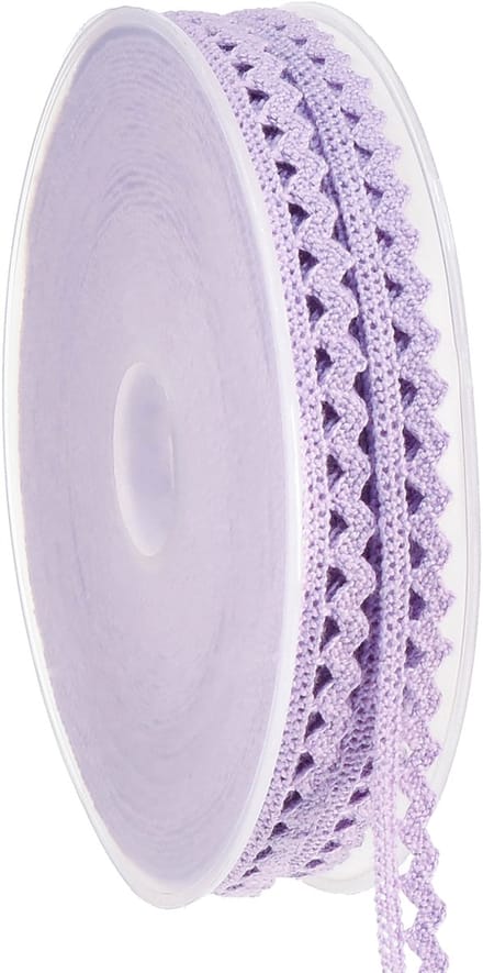 Kantlint paars decoratief lint bloem sieradenlint B9mm L20m