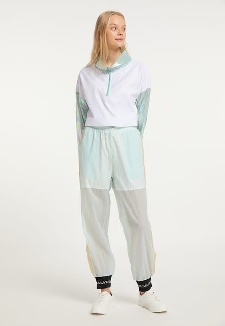 Mymo Sweatpants Dames mint kameel