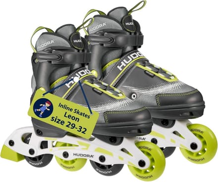 Verstelbare Inline Skates voor Kinderen, Tieners en Volwassenen - Carbon