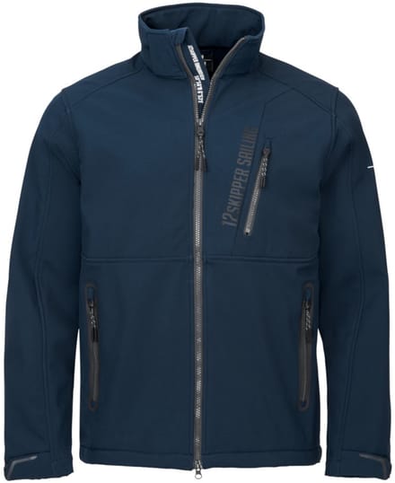 12skipper Amundsen Softshell jas heren / dames marineblauw, maat S