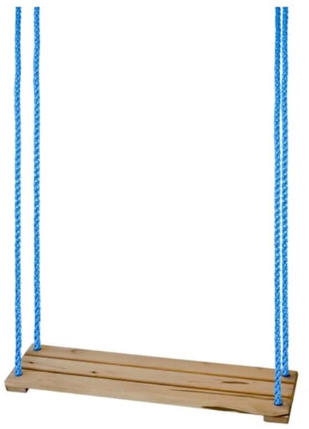 Haber Houten schommel met plank 45 x 12 cm