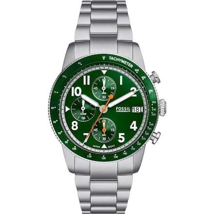 Fossil Sport Tourer Heren Horloge Zilverkleurig FS6048