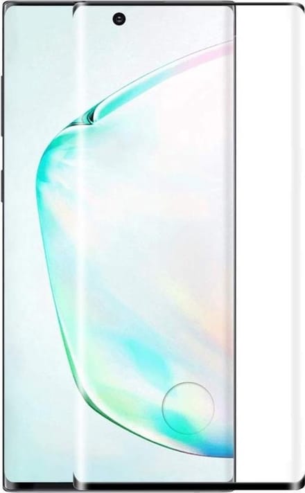 Ntech Screenprotector Geschikt voor Samsung Galaxy Note 10 Plus full cover Screenprotector - Zwart