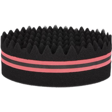1Pc Ovale Borstel voor Afros Dreadlocks Curl Coil Wave Dubbelzijdig Haar Twist Spons Magisch Haar rood