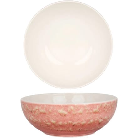 Rinart Kommetje - Rosa - Porselein - 18 cm (1000cc) - set van 6