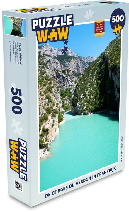 Puzzel De Gorges du Verdon in Frankrijk - Legpuzzel - Puzzel 500 stukjes