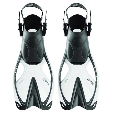Mares Orca jr open hiel flipper maat 30-35 Wit