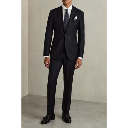 Reiss Sb 2b Notch Plain Weave Blazer Navy Größe: 44 | Blazer Outlet | Herren | Blau