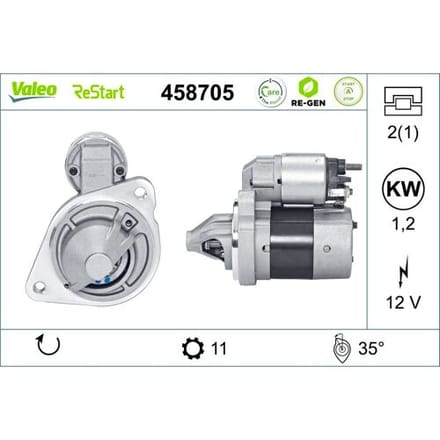 Starter VALEO RE-GEN STOP&START; - AT VALEO 458705