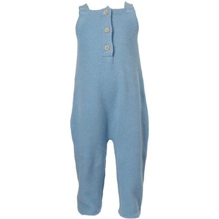 LUPILU Gebreide baby tuinbroek (Blauw, 62-68)