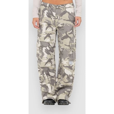 Rusty Camo-Mile Low Rise Cargo Broek camouflage