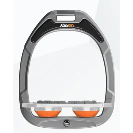 Platte Grip Aluminium/Grijs/Oranje Sporen Flex-On Green Composite